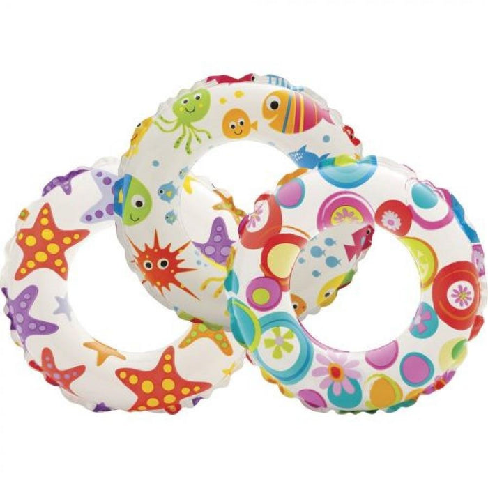 Intex Lively Print Swimming Pool Tube Ring