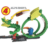 Thumbnail for Hot Wheels Track HDP03 Fire Truck City Dragon Drive