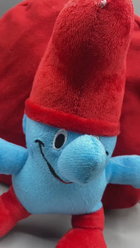 Cute Smurf Soft BackPack