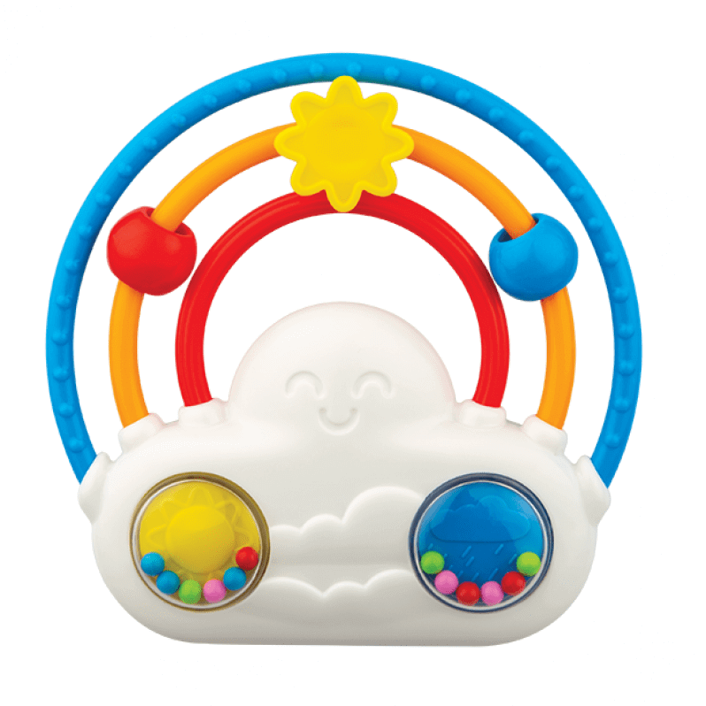winfun glow n slide rattle with melodies rainbow