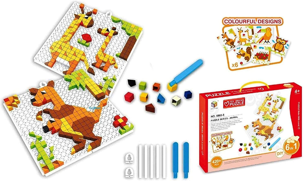 6-in-1 Building Block Puzzle Series