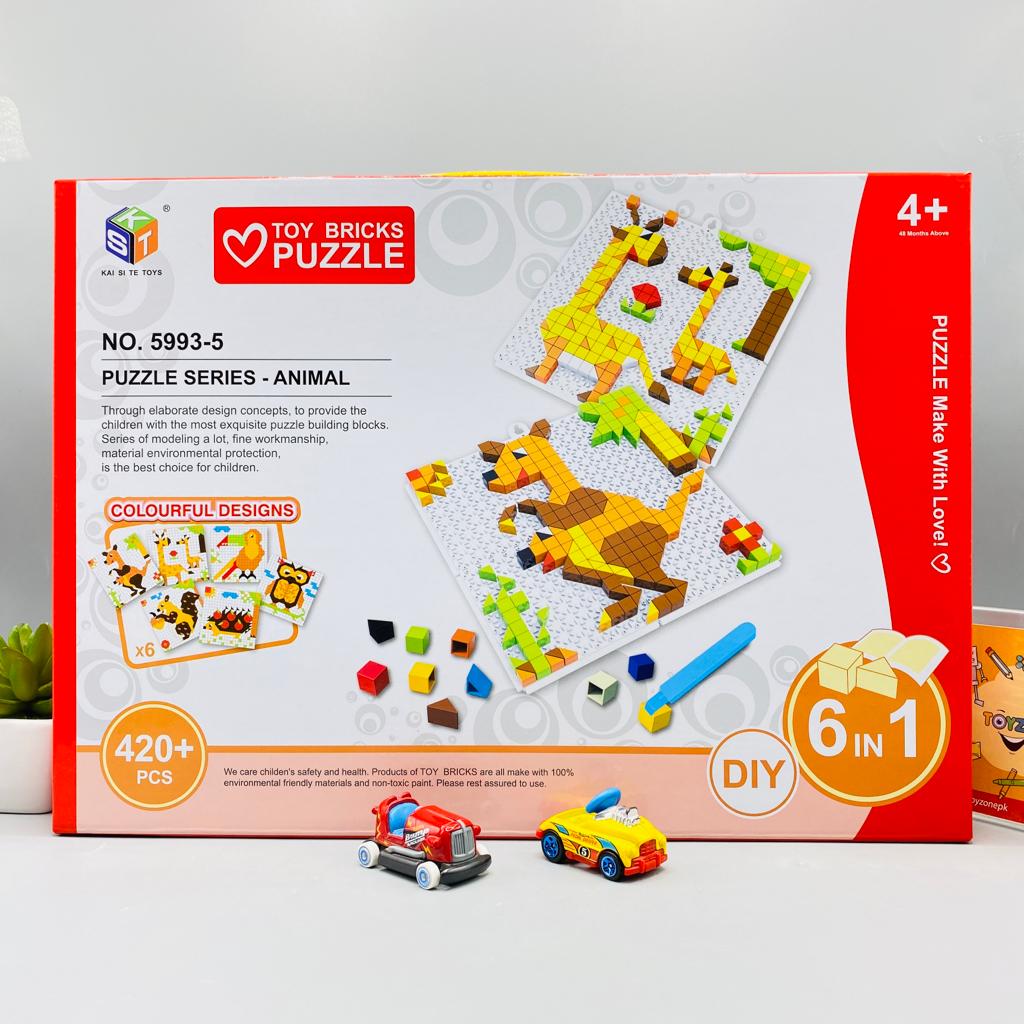 6-in-1 Building Block Puzzle Series