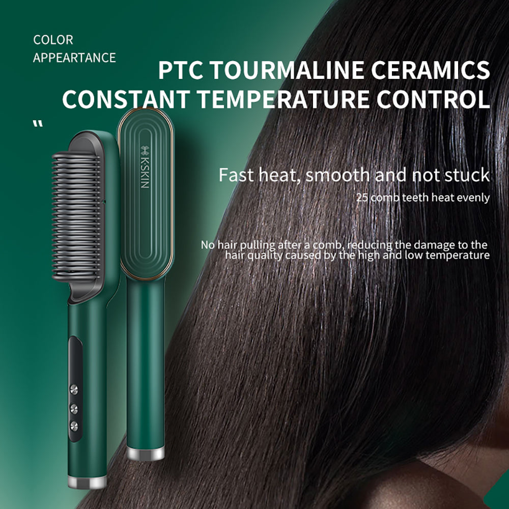 Ionic Hair Straightener With Hair Brush