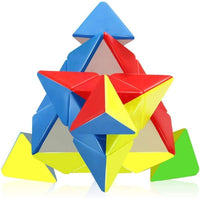 Thumbnail for Multicolor Pyraminx Sticker less Cube 3-D Puzzle