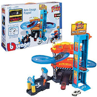 Bburago 1:43 Auto Garage w 2 Vehicle Cars