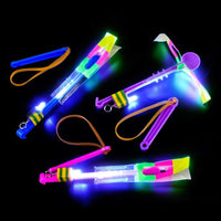 Thumbnail for Slingshot Flying Copter With LED Lights Pack of 10