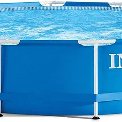 INTEX 12ft X 30 in Round Metal Frame Pool ( 366 cm X I76 cm )