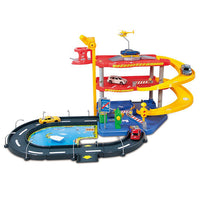 Thumbnail for burago 1 43 scale street fire garage parking playset