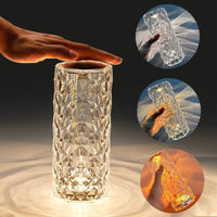 Thumbnail for USB Rechargeable Crystal Table Lamp