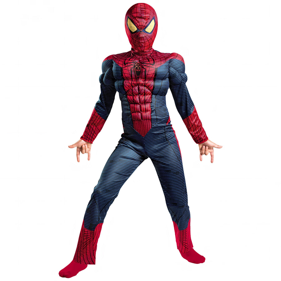Boys Deluxe Spiderman Costume
