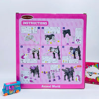 Thumbnail for 66 pieces 3d unicorn puzzle blocks