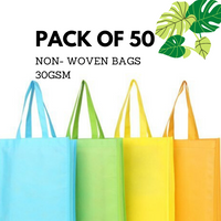 Thumbnail for non woven bag pack of 50 30gsm