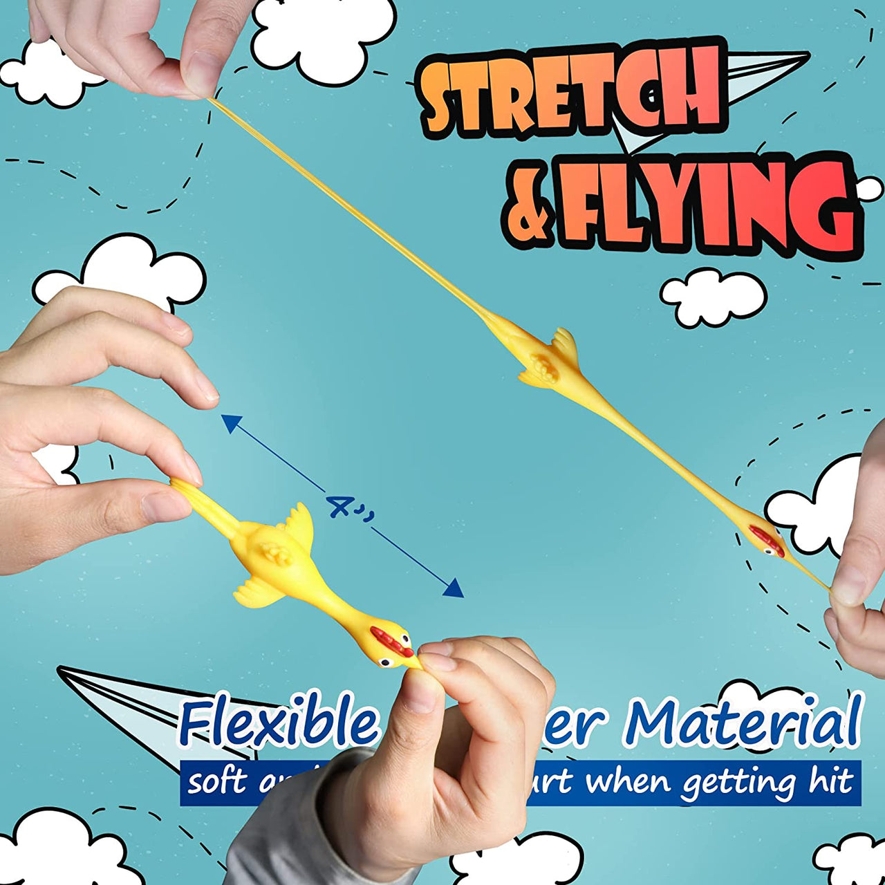 Rubber Chicken Slingshot - 3 Pcs