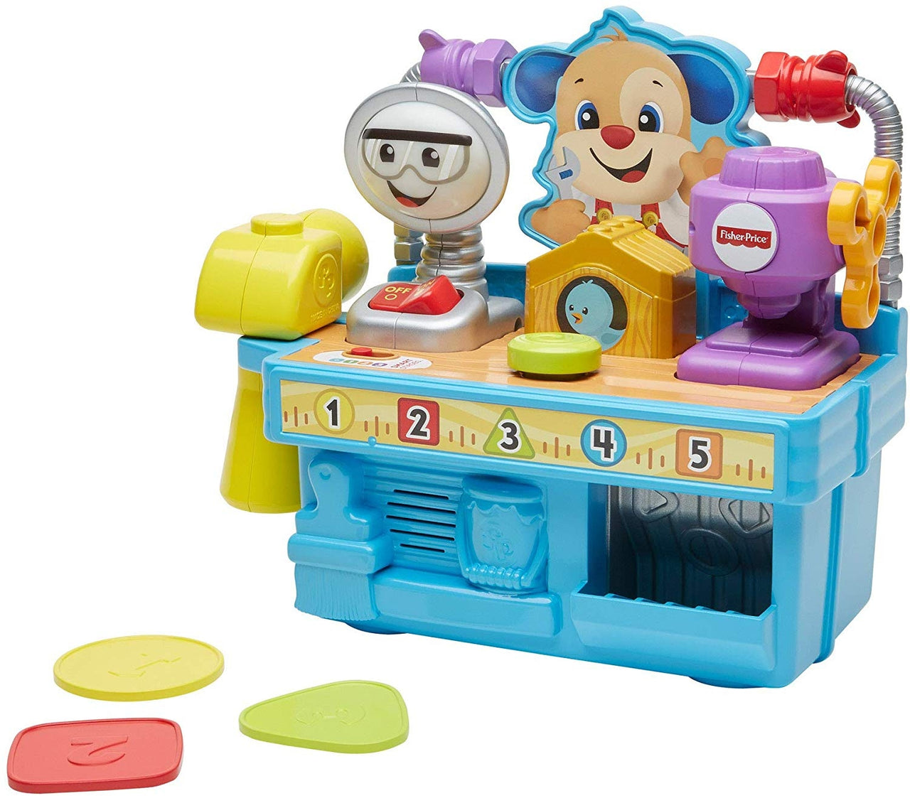 fisher price laugh and learn busy learning tool bench