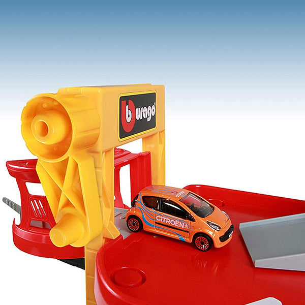 burago 1 43 scale street fire garage parking playset