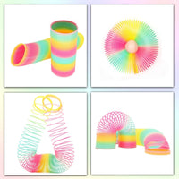 Thumbnail for Magic Slinky - Plastic Rainbow Springs