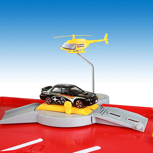 burago 1 43 scale street fire garage parking playset