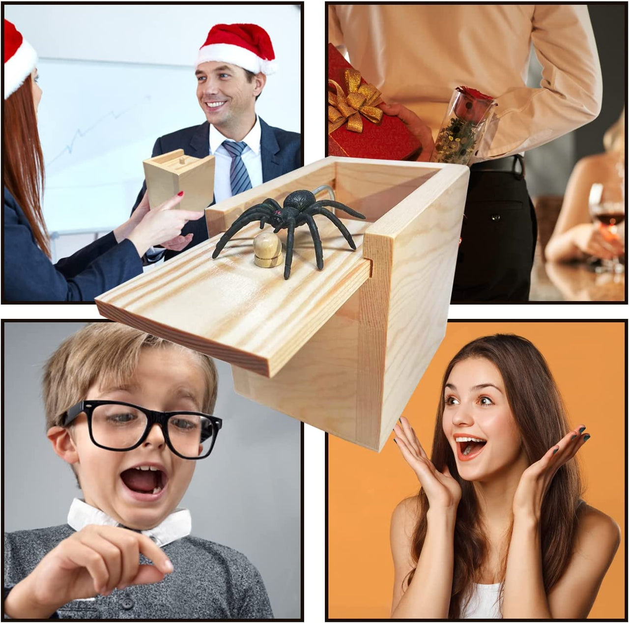 Funny Prank Wooden Box Toy (Random Character)