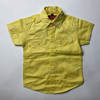 Yellow Cotton Shirt For Kids