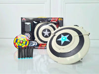 Thumbnail for Captain America's Shield Launcher With Soft Bullets