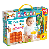 Thumbnail for copy of lisciani 3d animal baby puzzle and blocks