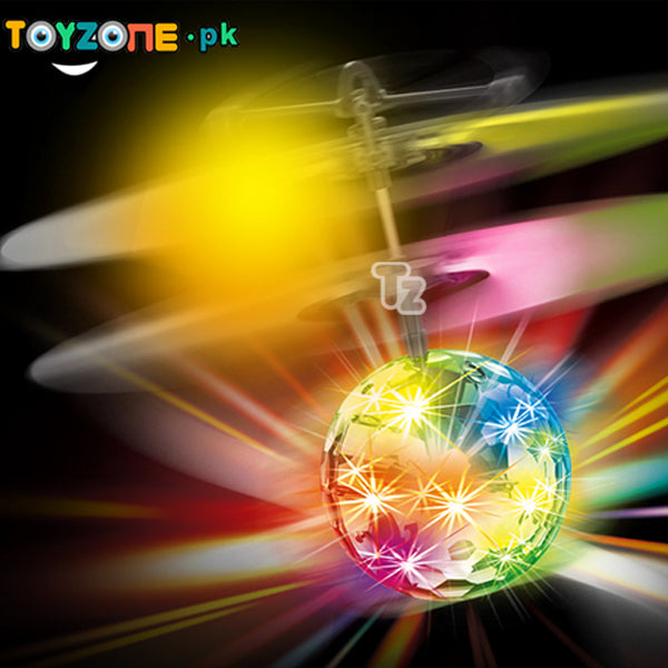 flying ball with fall sensor