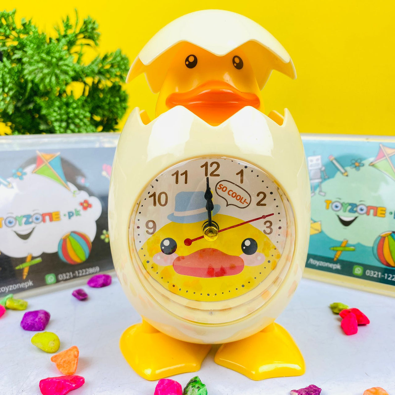 duck shaped table alarm clock