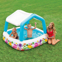 Thumbnail for Intex  Sun Shade Inflatable Pool For Kids