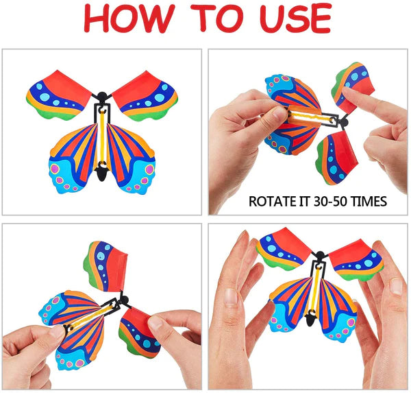 Magic Flying Butterfly - 5Pcs