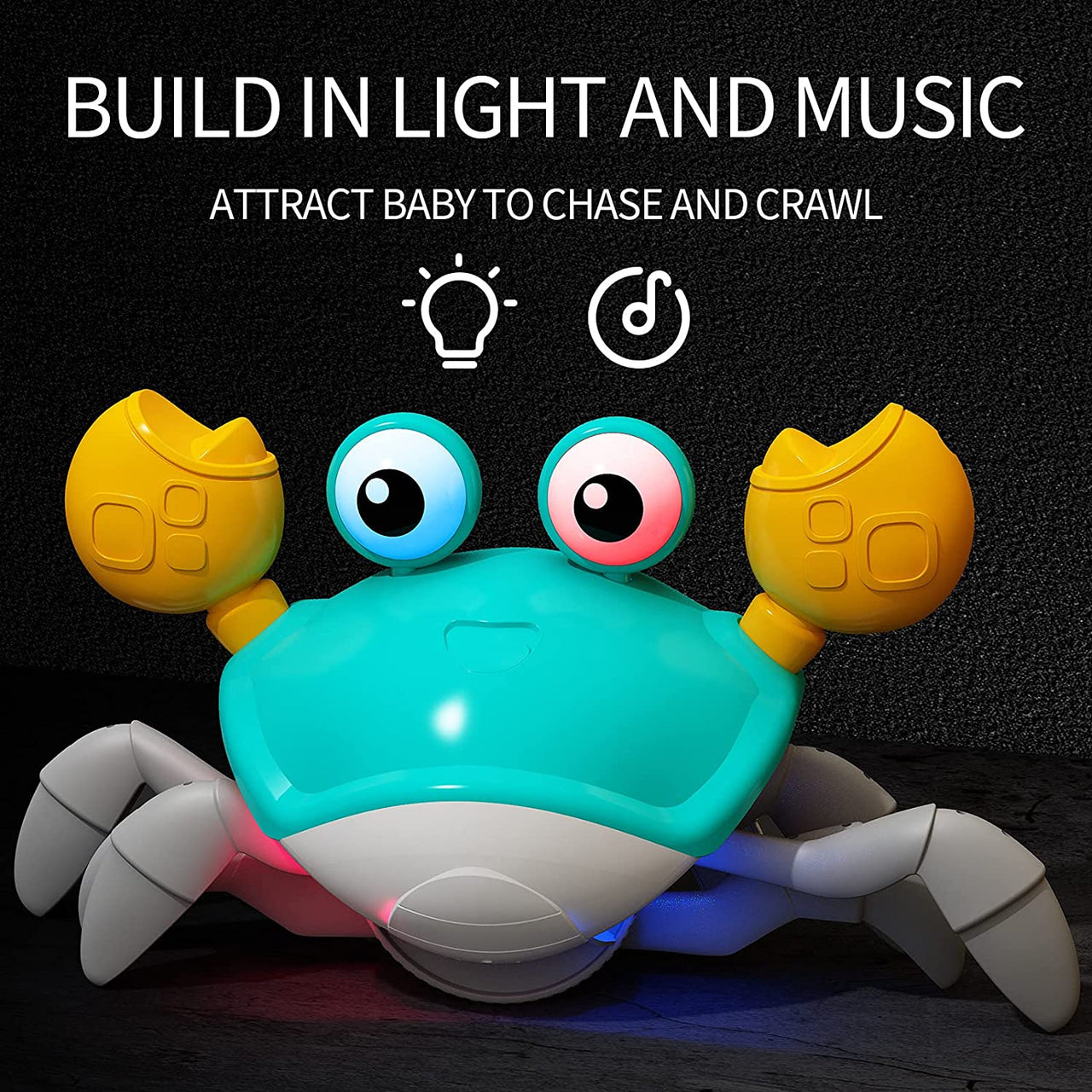 B/O Crawling Crab Moving Toy