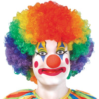 Halloween Rainbow Clown Wig