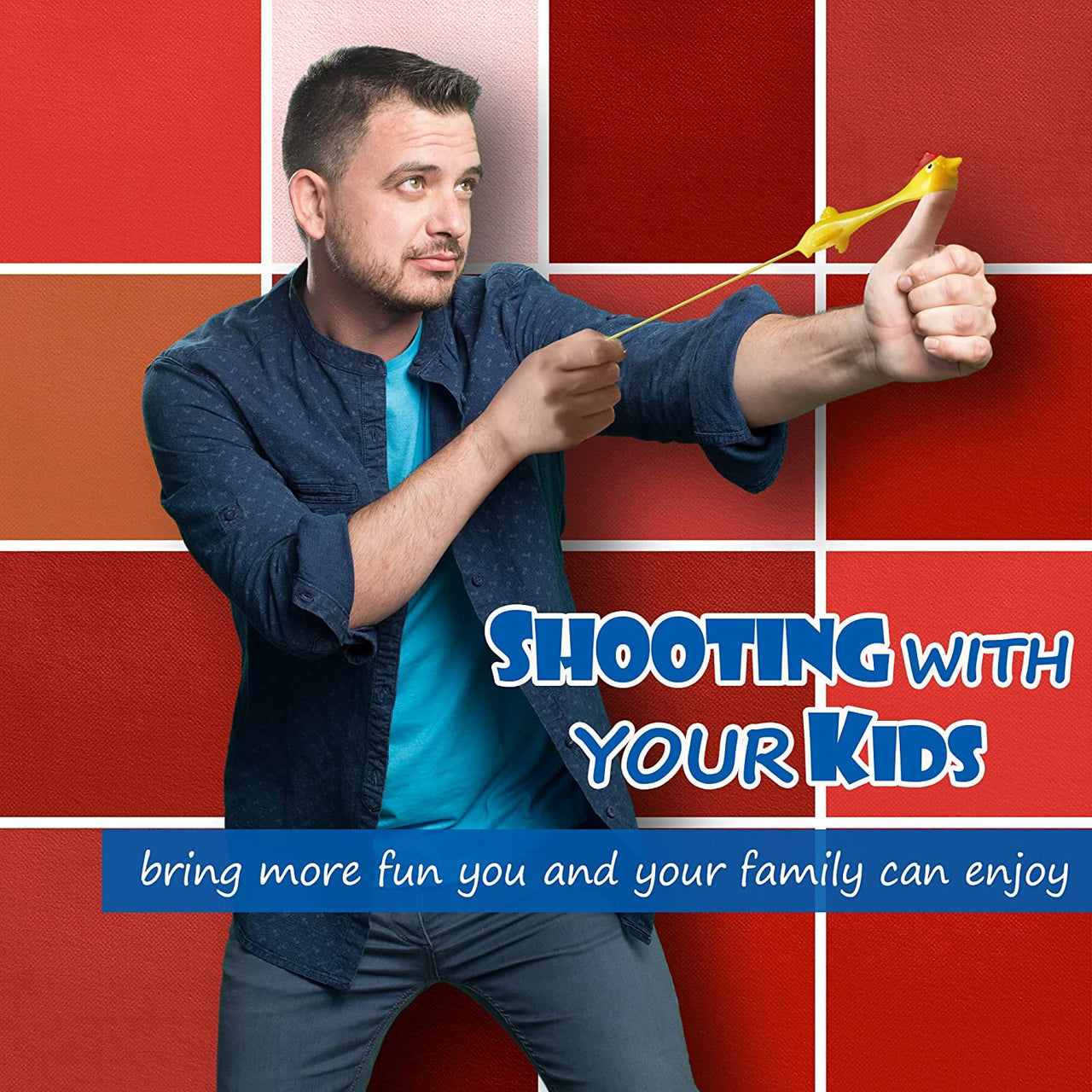 Rubber Chicken Slingshot - 3 Pcs