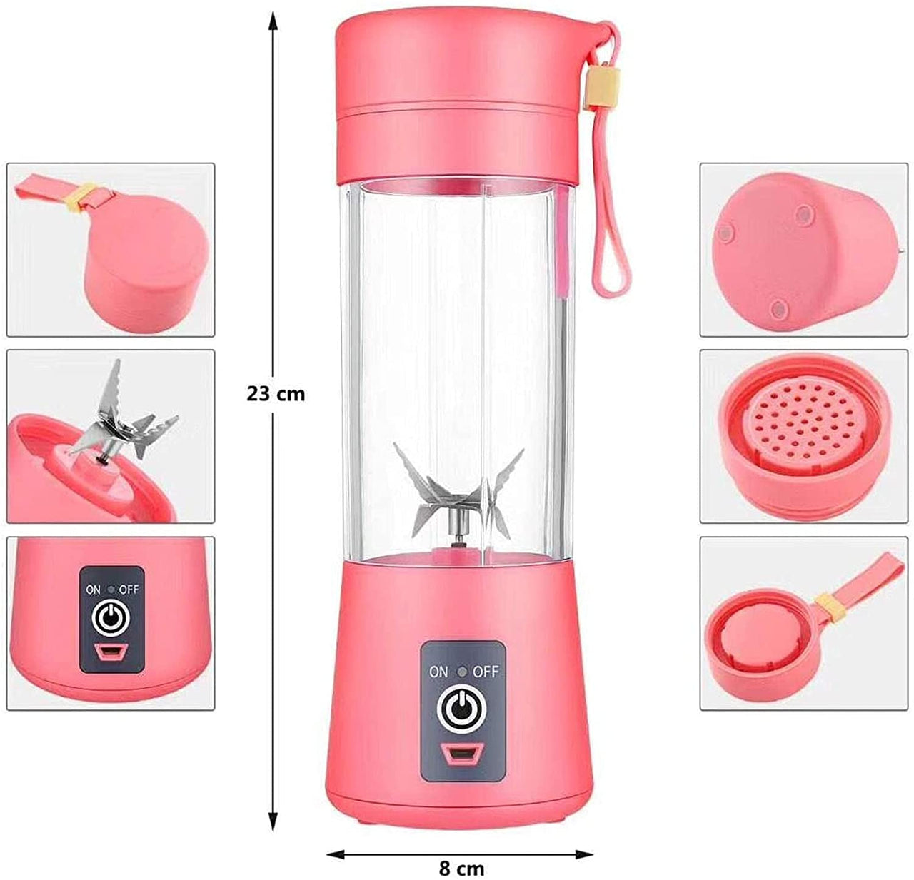 USB Chargeable Juicer Blender 6 Blades