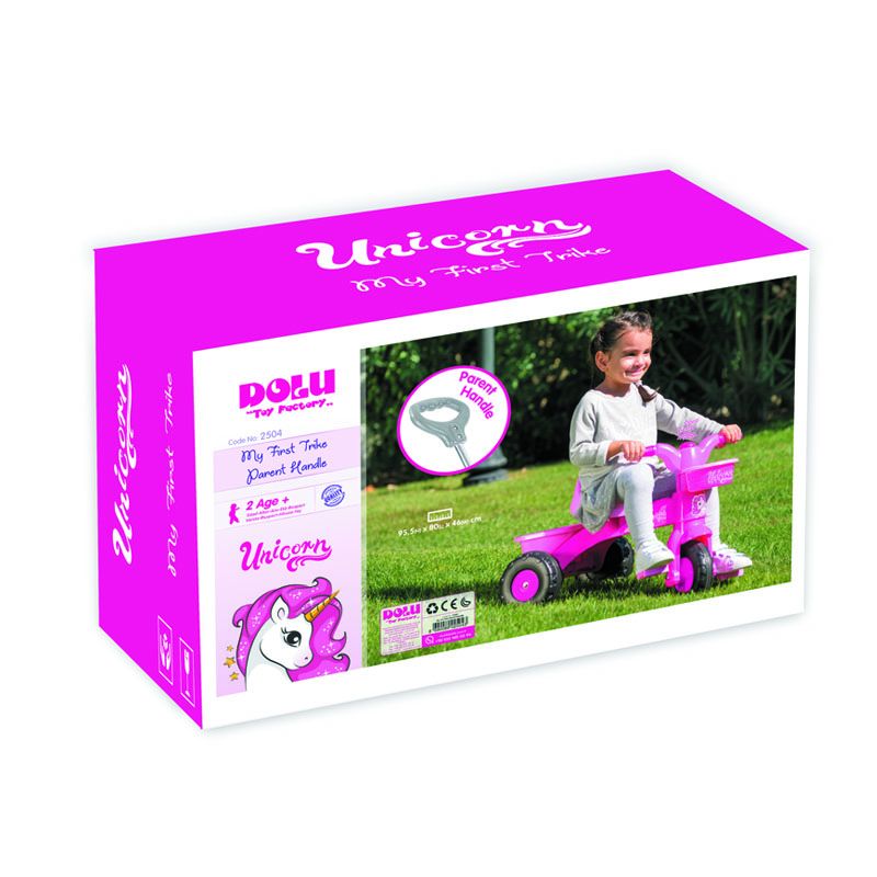 Dolu Unicorn My First Trike With Parent Handle