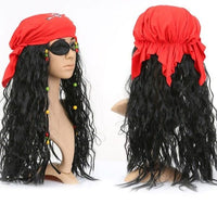 Thumbnail for halloween pirates of the caribbean pirate wig