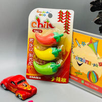 Chili Shaped Erasers - TZP1