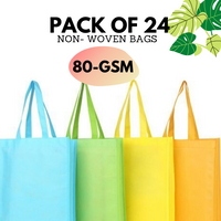 Thumbnail for non woven bag pack of 24 80gsm