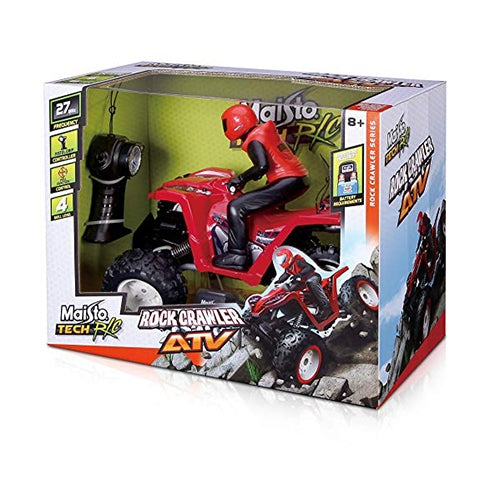 maisto tech rock crawler 27mhz rtr electric rc atv