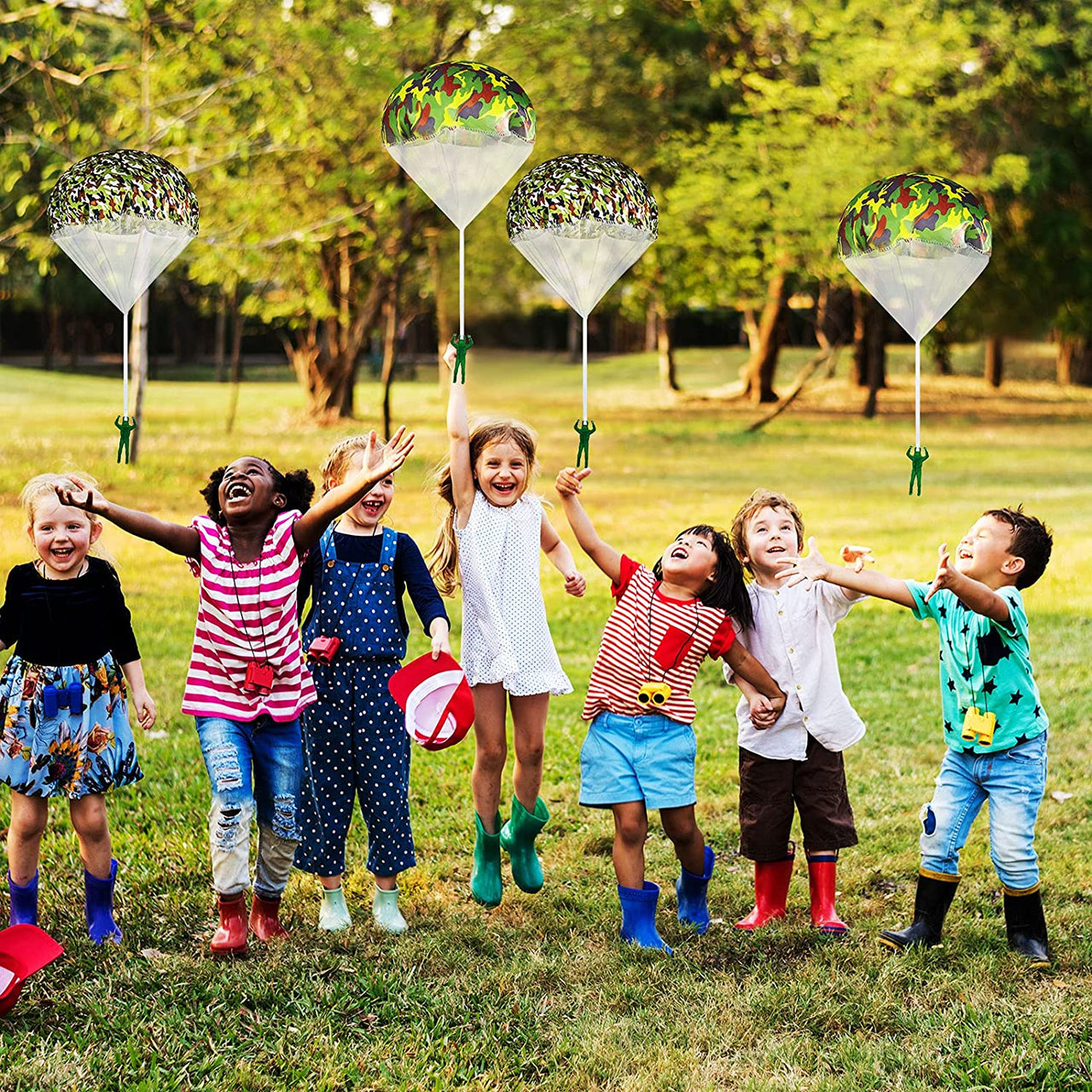 Throwing Army Parachute 20Pcs