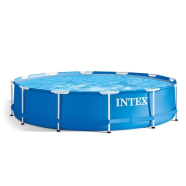 Intex Metal Frame Pool With Water Filter Pump