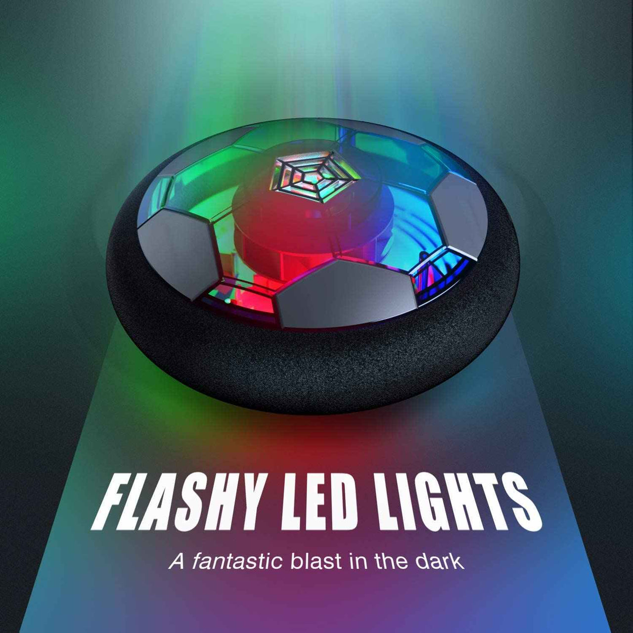 floating hover football with led lights