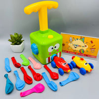 Thumbnail for air powered hand push balloon car