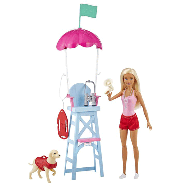barbie lifeguard doll and playset