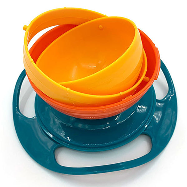 baby 360 degree rotation gyro bowl