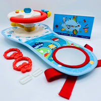 Thumbnail for baby steering wheel toy with light and sound