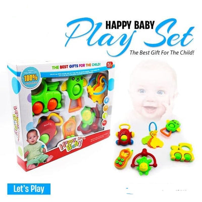 6 Pieces Baby Rattle Box Set