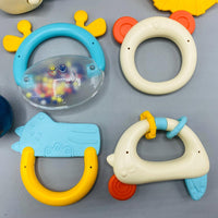 Thumbnail for baby teether rattle sets with infant grab shaker