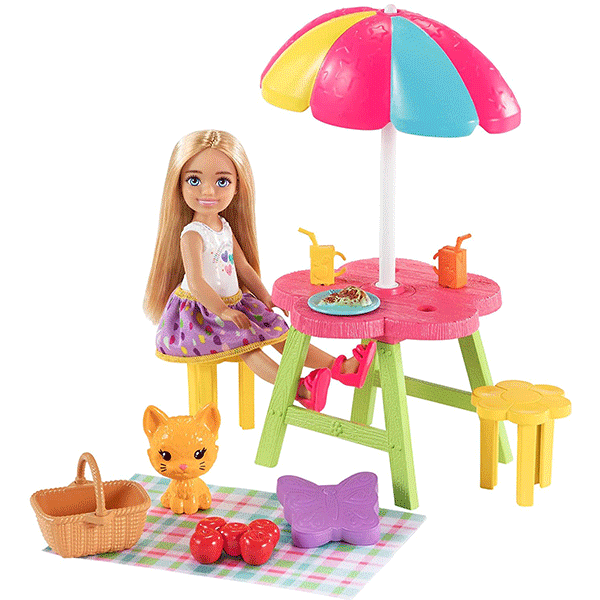 barbie chelsea picnic playset