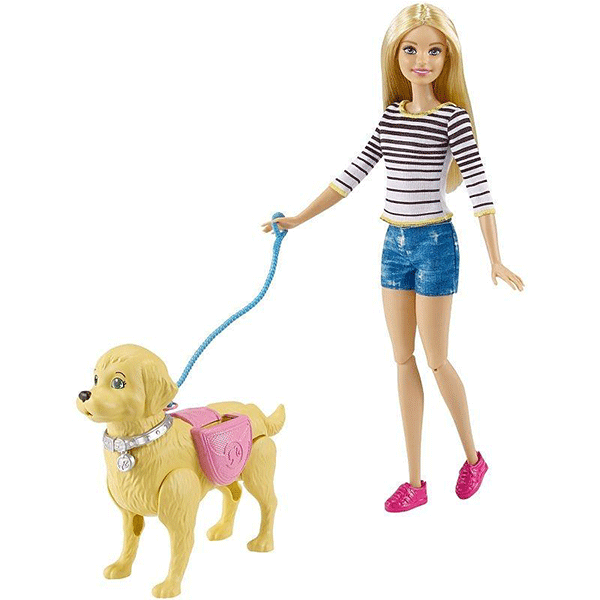 barbie doll with pet