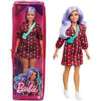 Thumbnail for barbie grb49 fashionistas doll in checked dress